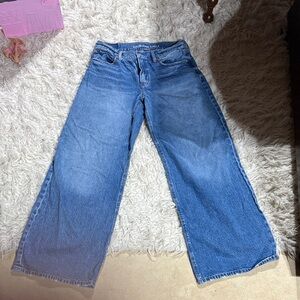 AMERICAN EAGLE Classic Blue wide legged  Women's Jeans